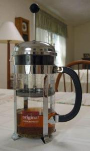 french press for tea