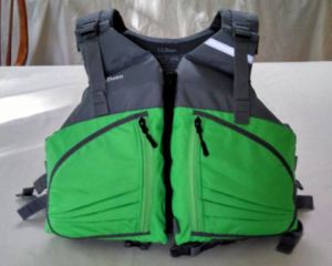 cool neon green life vest