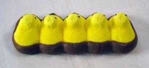 peeps in a puddle
