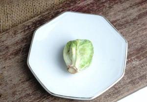 brussels sprout on plate